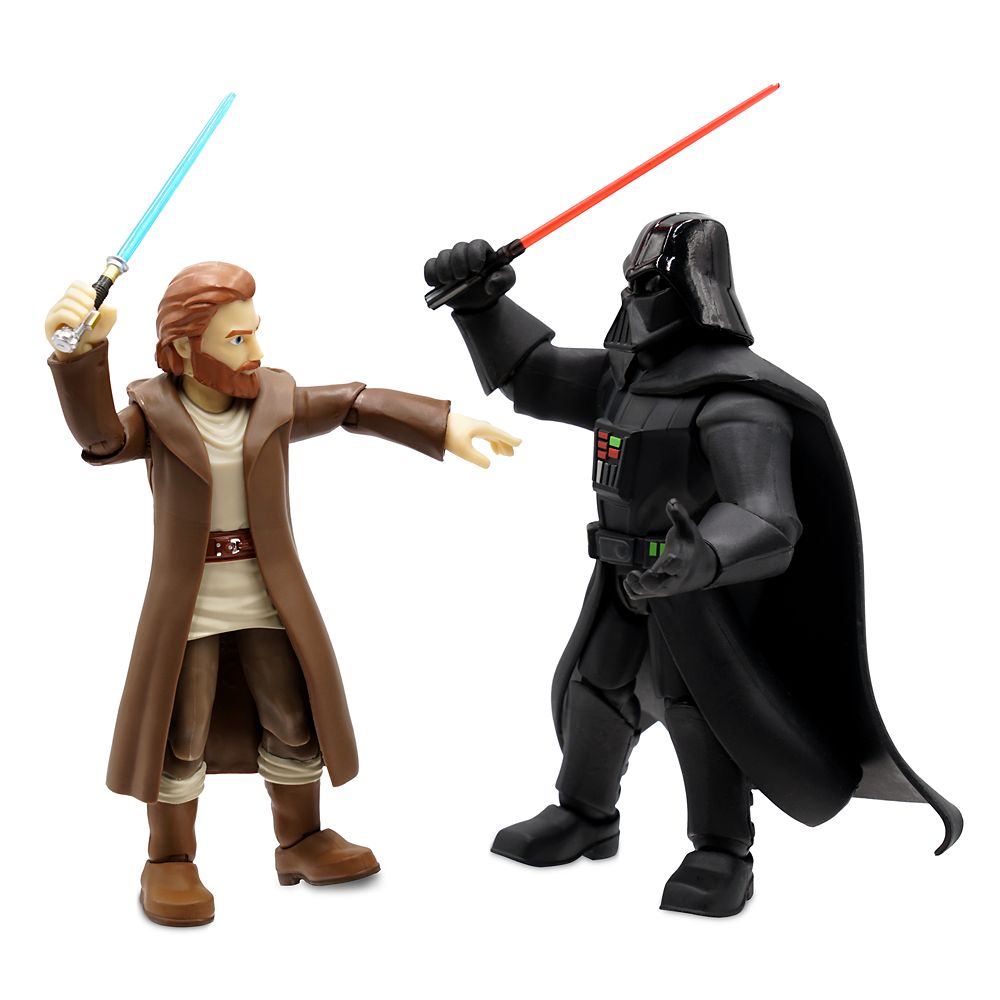 Darth Vader and Obi-Wan Kenobi Action Figure Set – Star Wars Toybox
