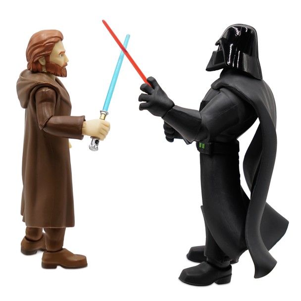 Darth Vader and Obi-Wan Kenobi Action Figure Set – Star Wars Toybox