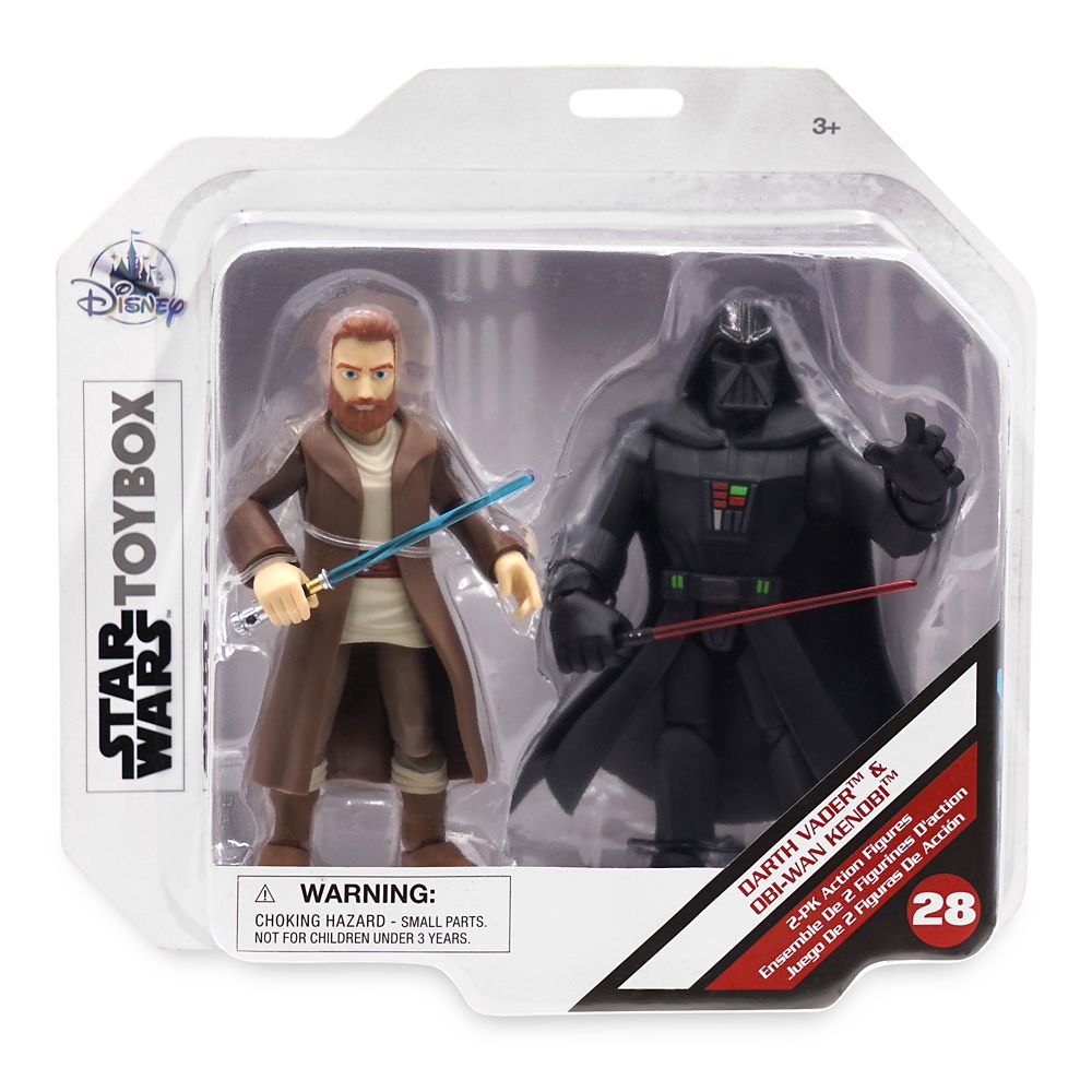 Darth Vader and Obi-Wan Kenobi Action Figure Set – Star Wars Toybox