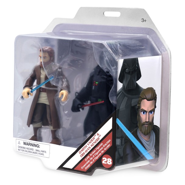 Darth Vader and Obi-Wan Kenobi Action Figure Set – Star Wars Toybox