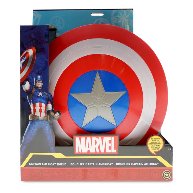 Disney Store Avengers Captain America Shield & Mask Marvel New MAKES SOUNDS! 