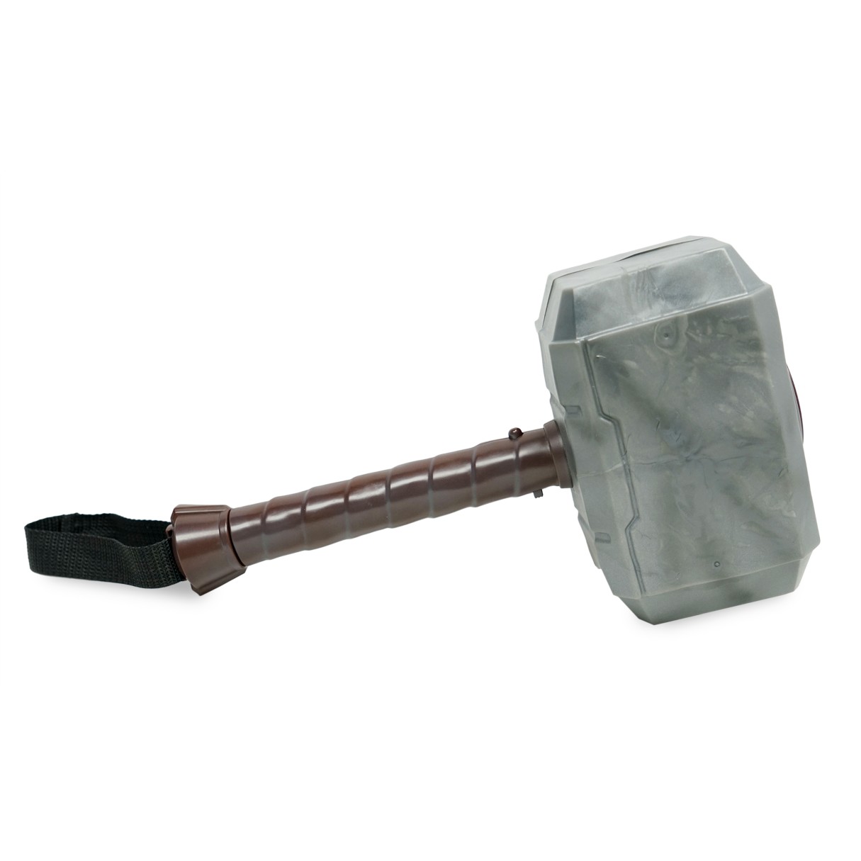 Disney Marvel Thor Mjolnir Hammer Weapon, Silver/Brown, 24-in, Wearable  Costume Accessory for Halloween