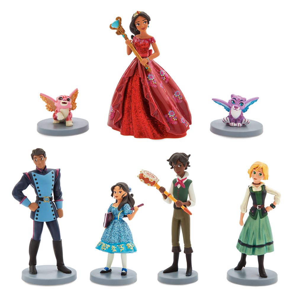 Free Shipping. Disneys "Elena of Avalor" 5 pc Brand New Figurine set 