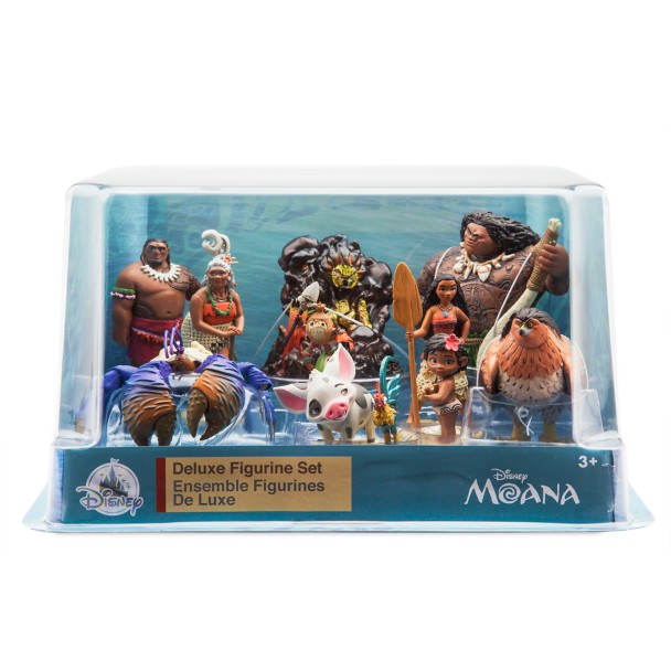 Figurine lot 2 Disney - Moana et Vaiana 8 cm - Label Emmaüs