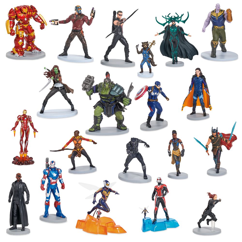 Avengers figures set disney sales store