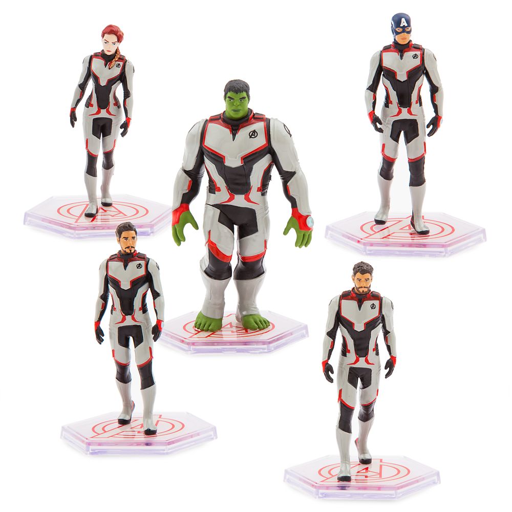 disney store marvel 10th anniversary mega figurine playset