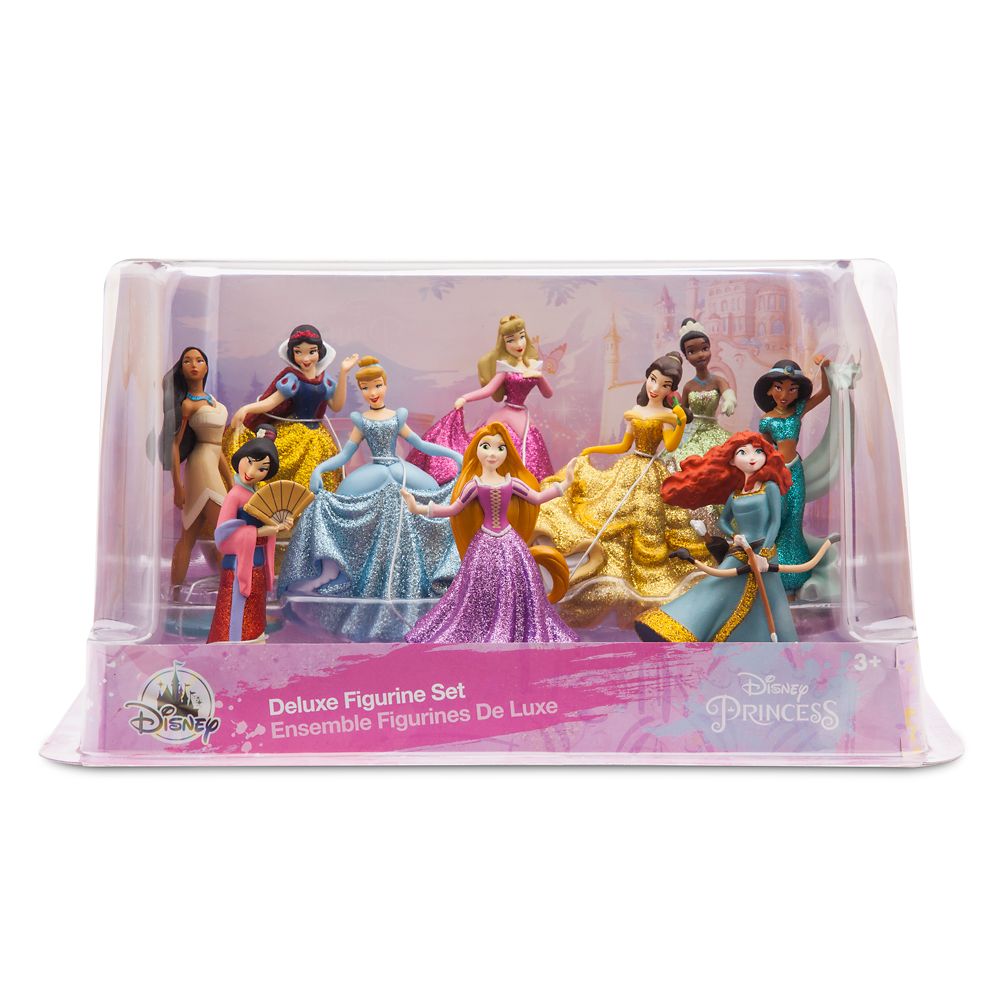 disney store disney princess deluxe figurine playset