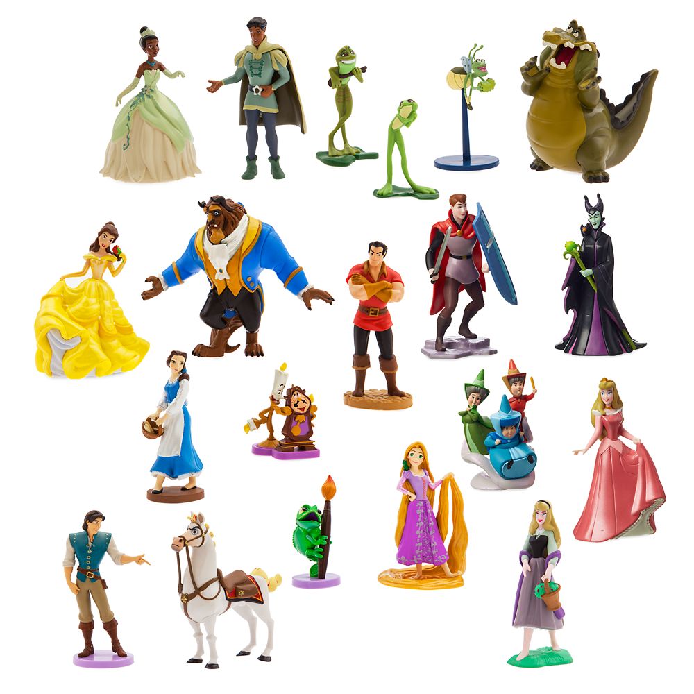 princess and the frog figure set