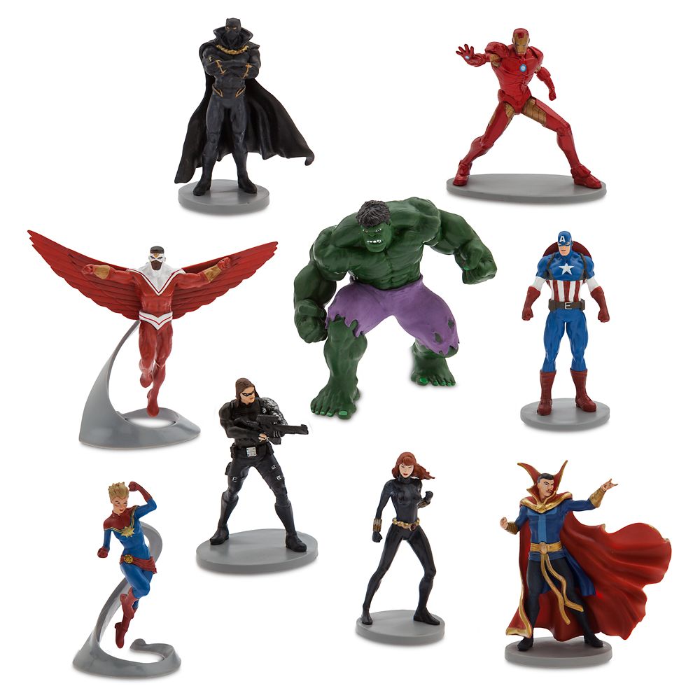 disney store avengers endgame deluxe figurine playset