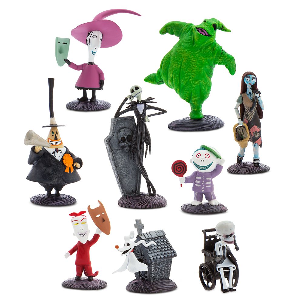 Details about   7pcs set  The Nightmare Before Christmas Mini Figures Jack Skellington Toy Gift 