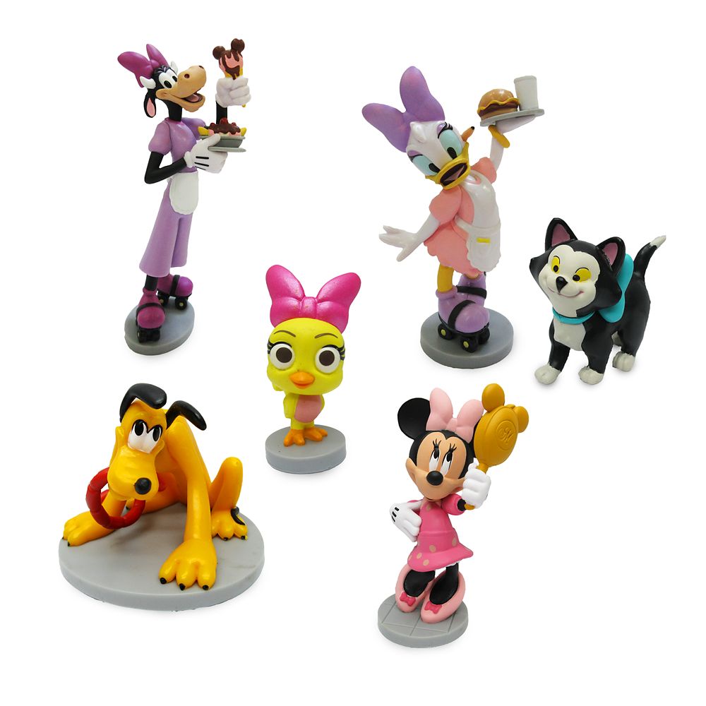 disney junior minnie mouse 8 piece collectible figure set