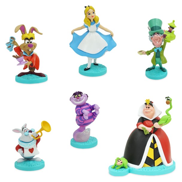 Disney Alice In Wonderland Exclusive 9-Piece PVC Figure Deluxe
