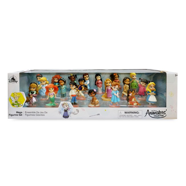 Disney Animatoren Sammlung Prinzessin Mega 20 Figur Figur Geschenk Set Spielset 