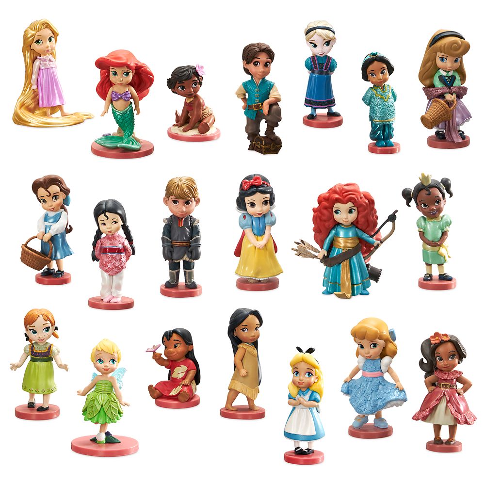 Disney Figurine Set - Princesses NEW Pocahontas Rapunzel Aurora