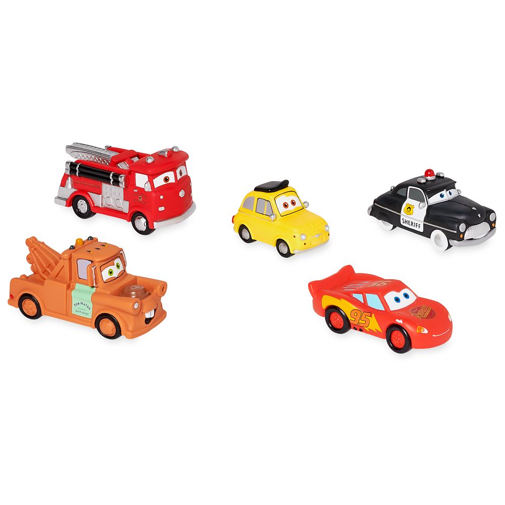 pixar cars bath toys