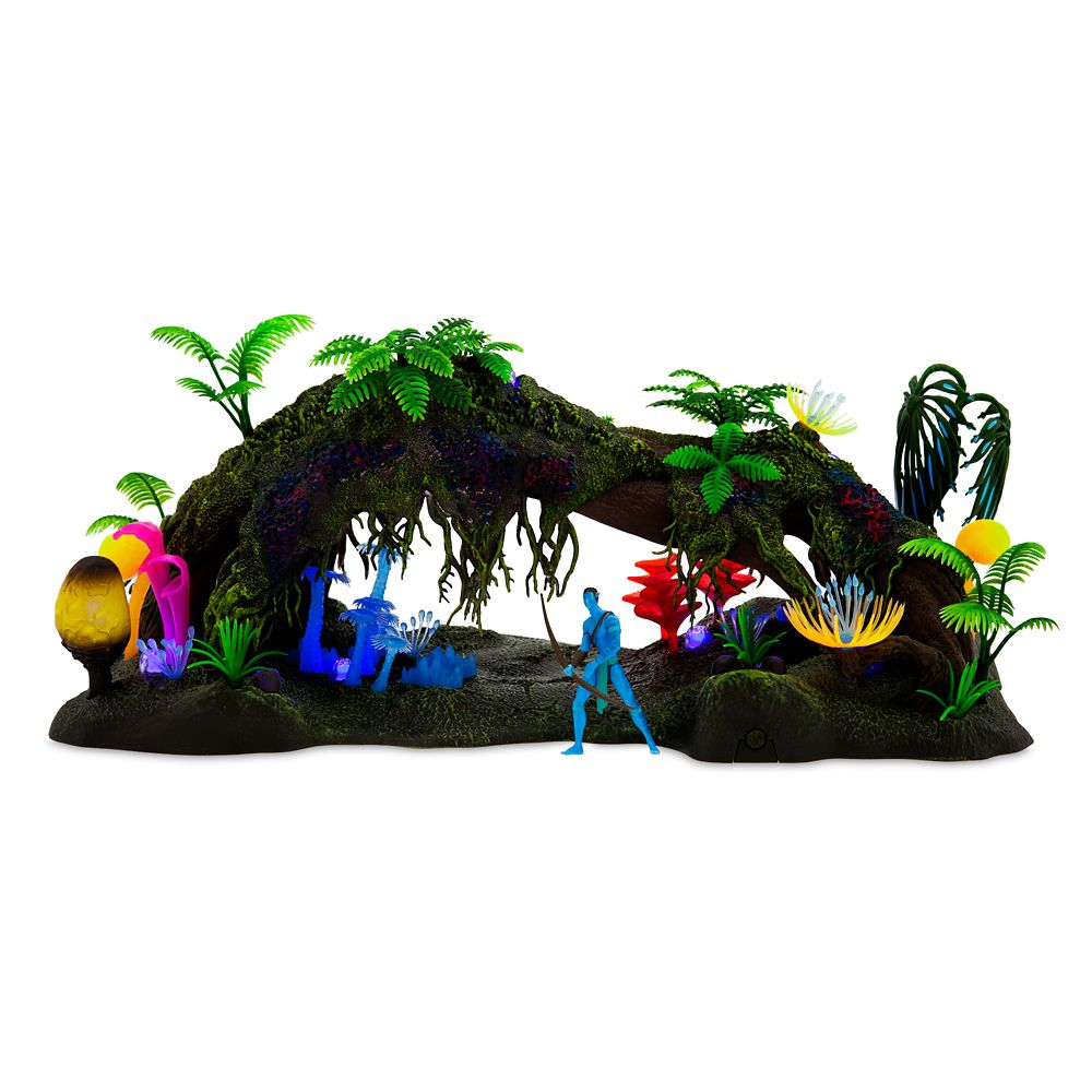 Omatikaya Rainforest Play Set with Jake Sully Action Figure – World of Pandora – Avatar: The Way of Water