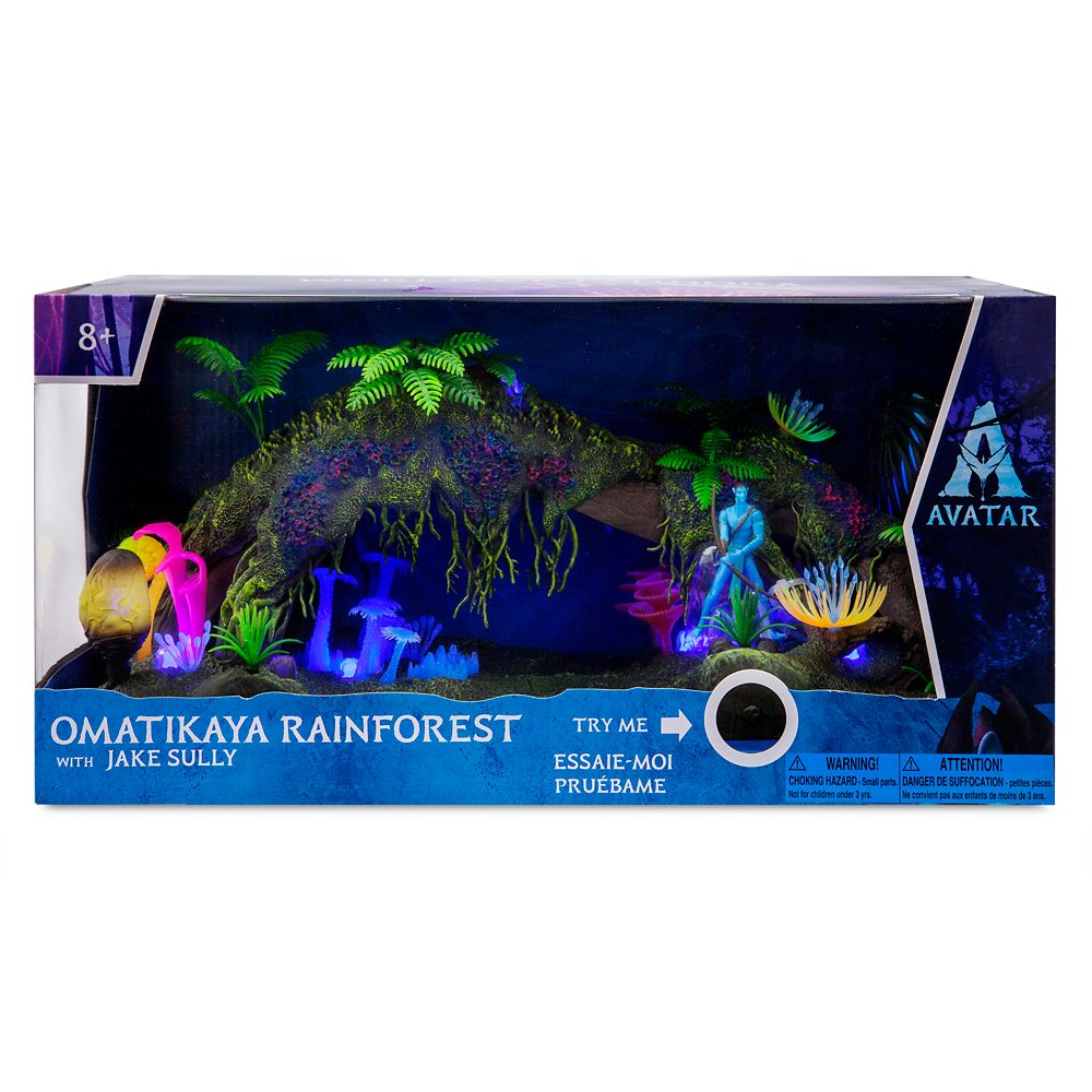 Omatikaya Rainforest Play Set with Jake Sully Action Figure – World of Pandora – Avatar: The Way of Water