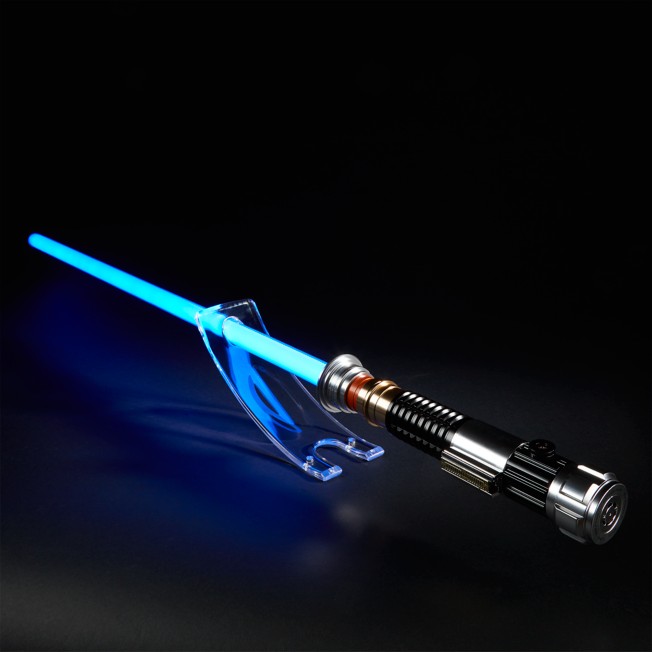 tempo cultuur Blauw Obi-Wan Kenobi The Black Series Force FX LIGHTSABER Toy by Hasbro |  shopDisney