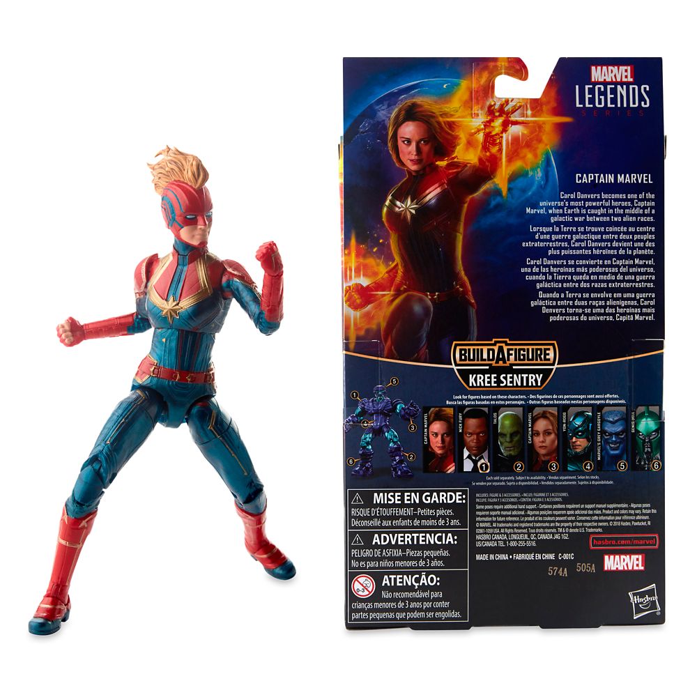 captain marvel marvel legends exclusive