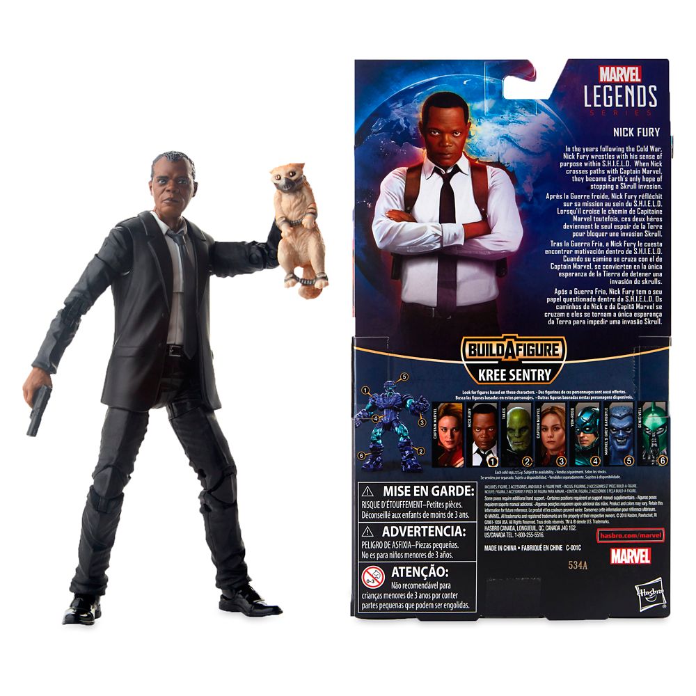 nick fury marvel legends captain marvel