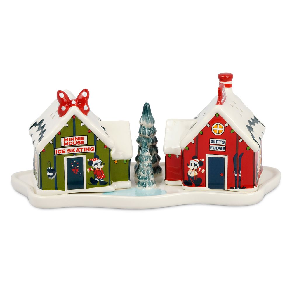 Mickey and Minnie Mouse Holiday Salt and Pepper Set