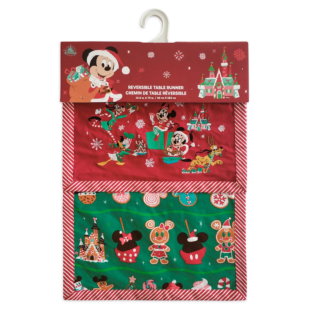 Mickey Mouse and Friends Reversible Holiday Table Runner