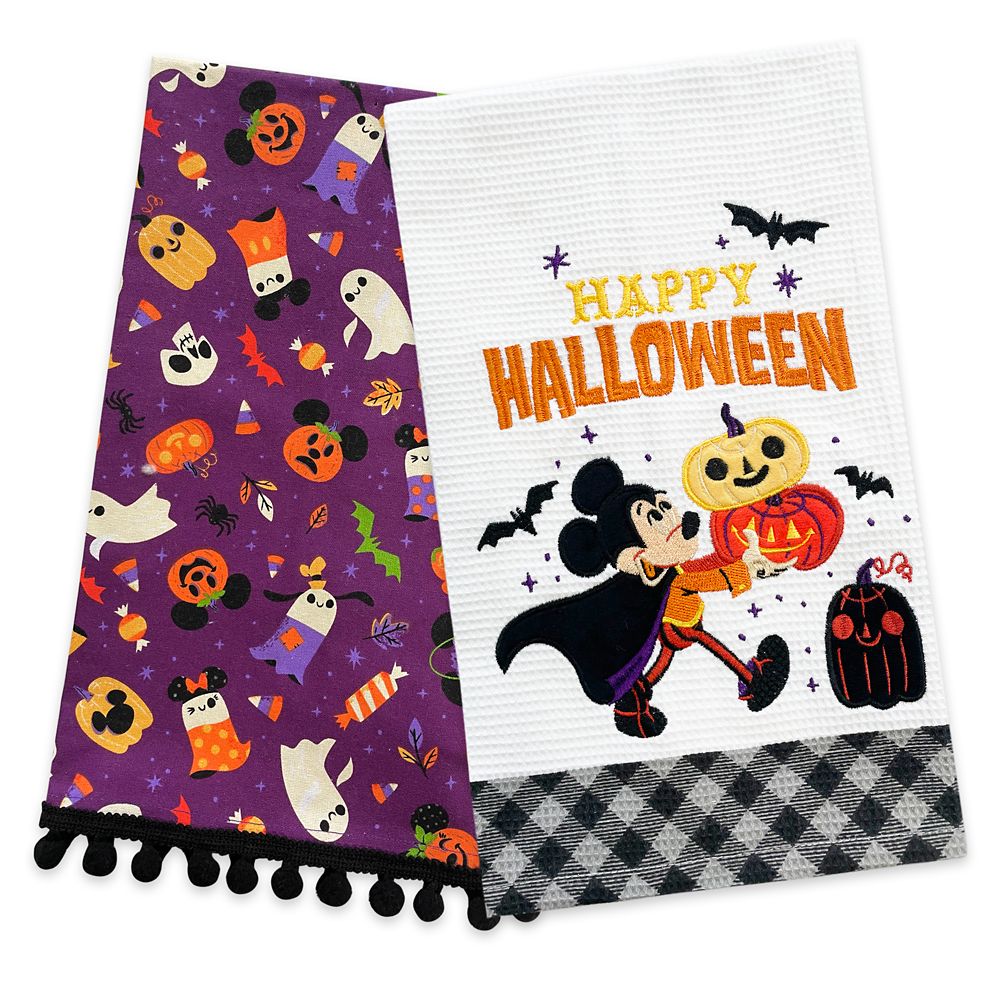 Mickey Mouse and Friends Halloween Kitchen Towel Set Official shopDisney