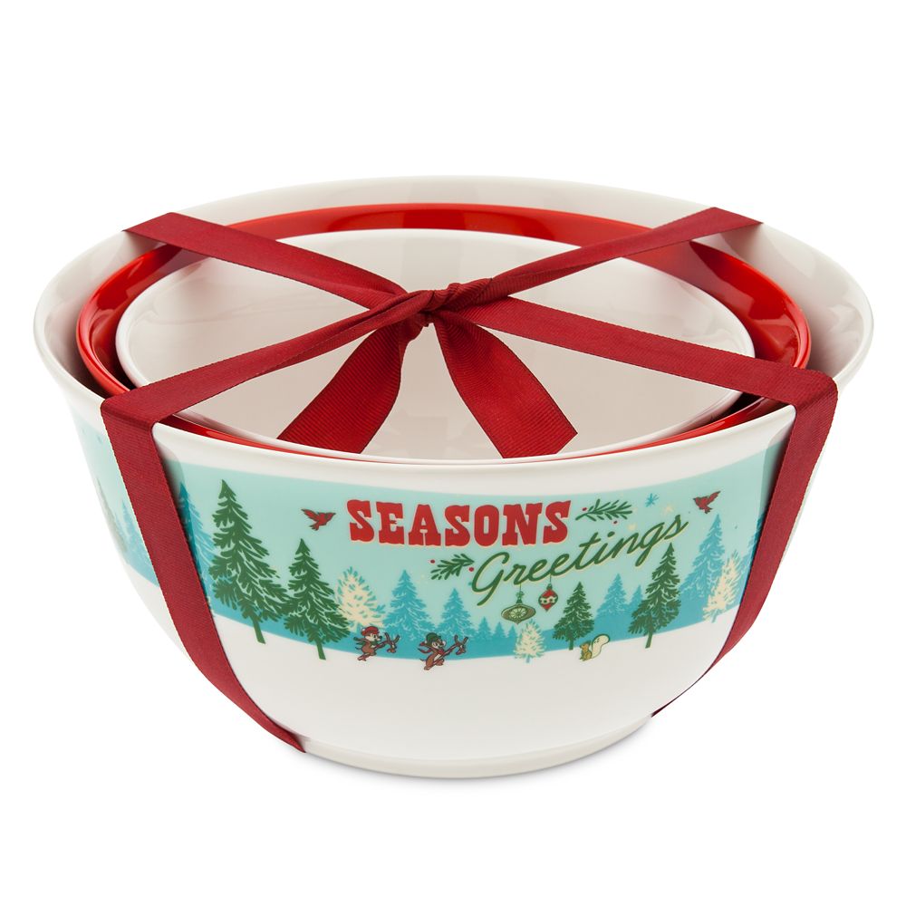 Mickey Mouse and Friends Christmas Mixing Bowl Set is available online for purchase