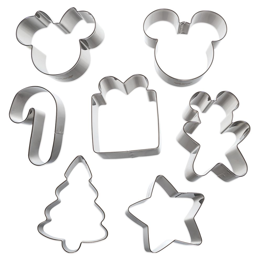 Mickey and Minnie Mouse Christmas Cookie Cutter Set is now available for purchase