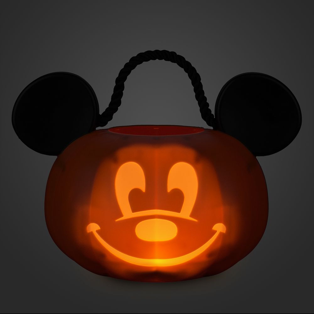Mickey Mouse Jack-o'-Lantern Light-Up Treat Bucket