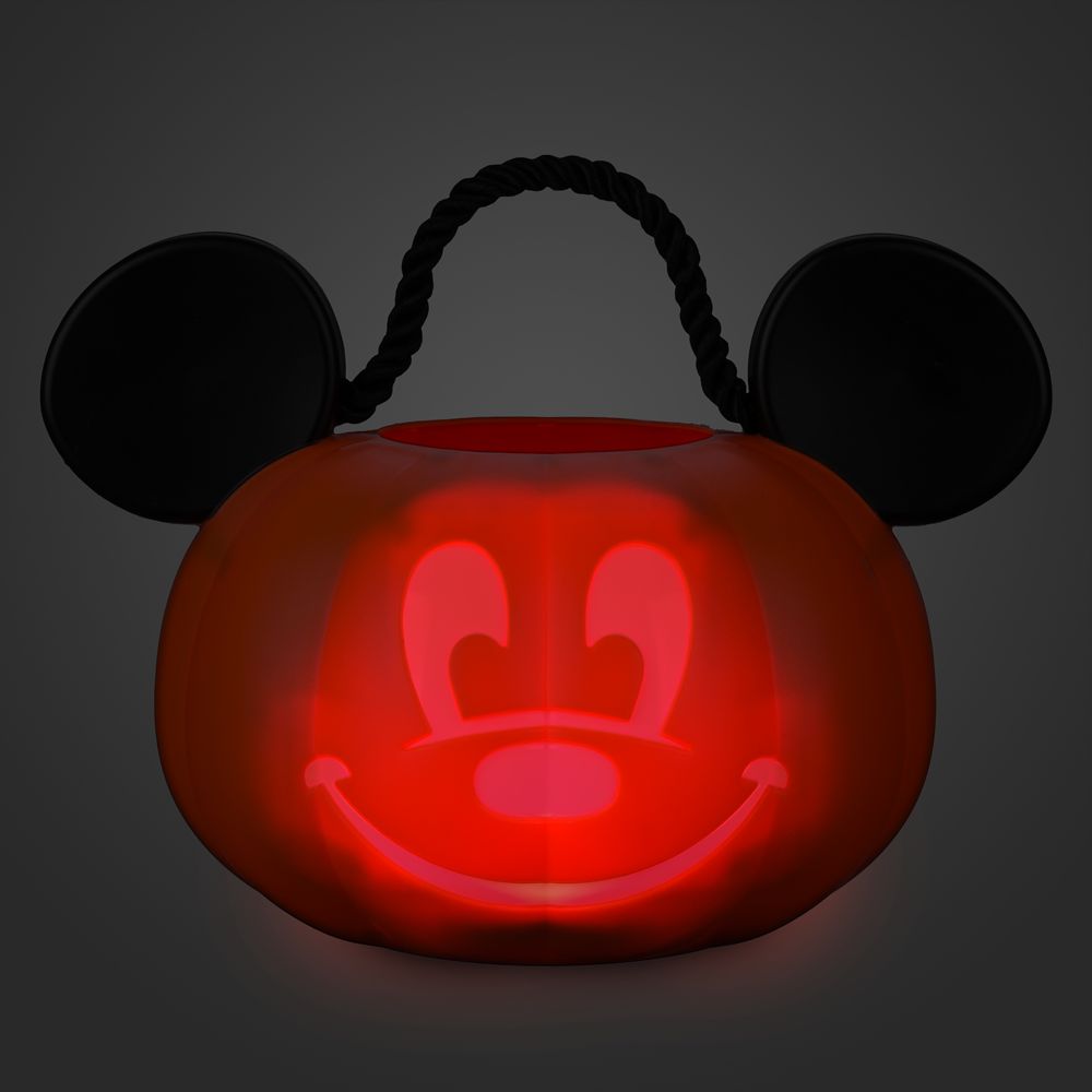 Mickey Mouse Jack-o'-Lantern Light-Up Treat Bucket