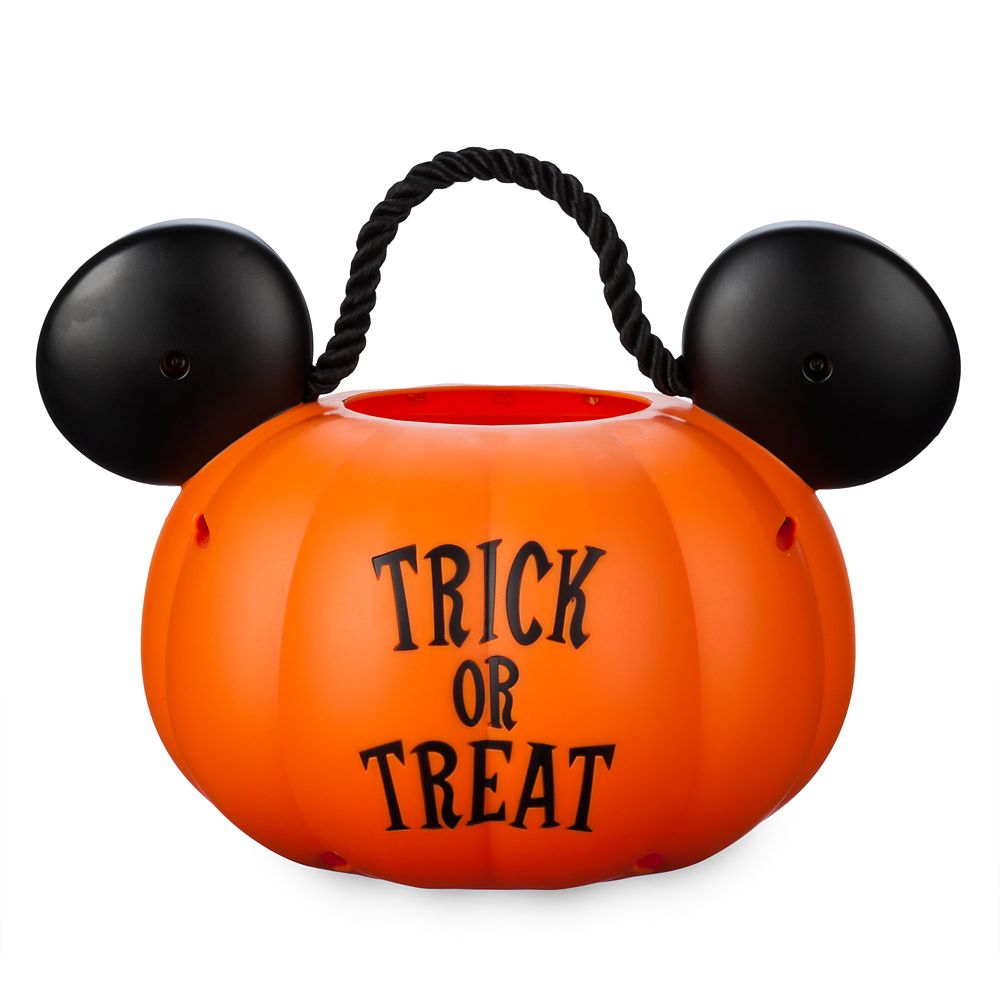 Mickey Mouse Jack-o'-Lantern Light-Up Treat Bucket