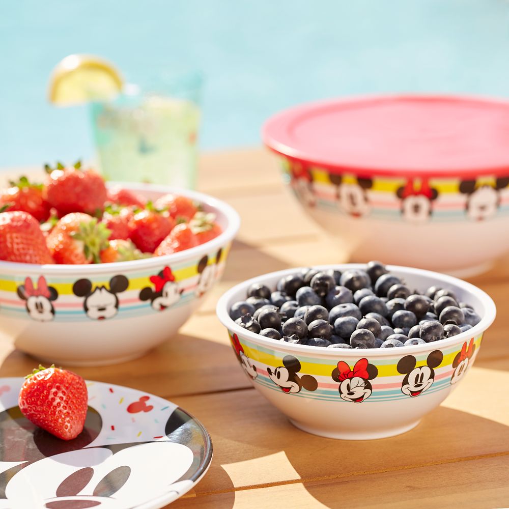 Mickey and Minnie Mouse Mixing Bowl Set – Disney Eats