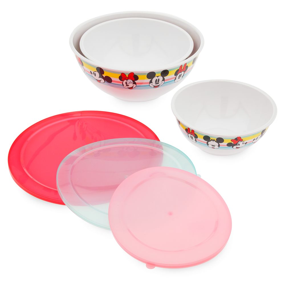 Mickey and Minnie Mouse Mixing Bowl Set – Disney Eats
