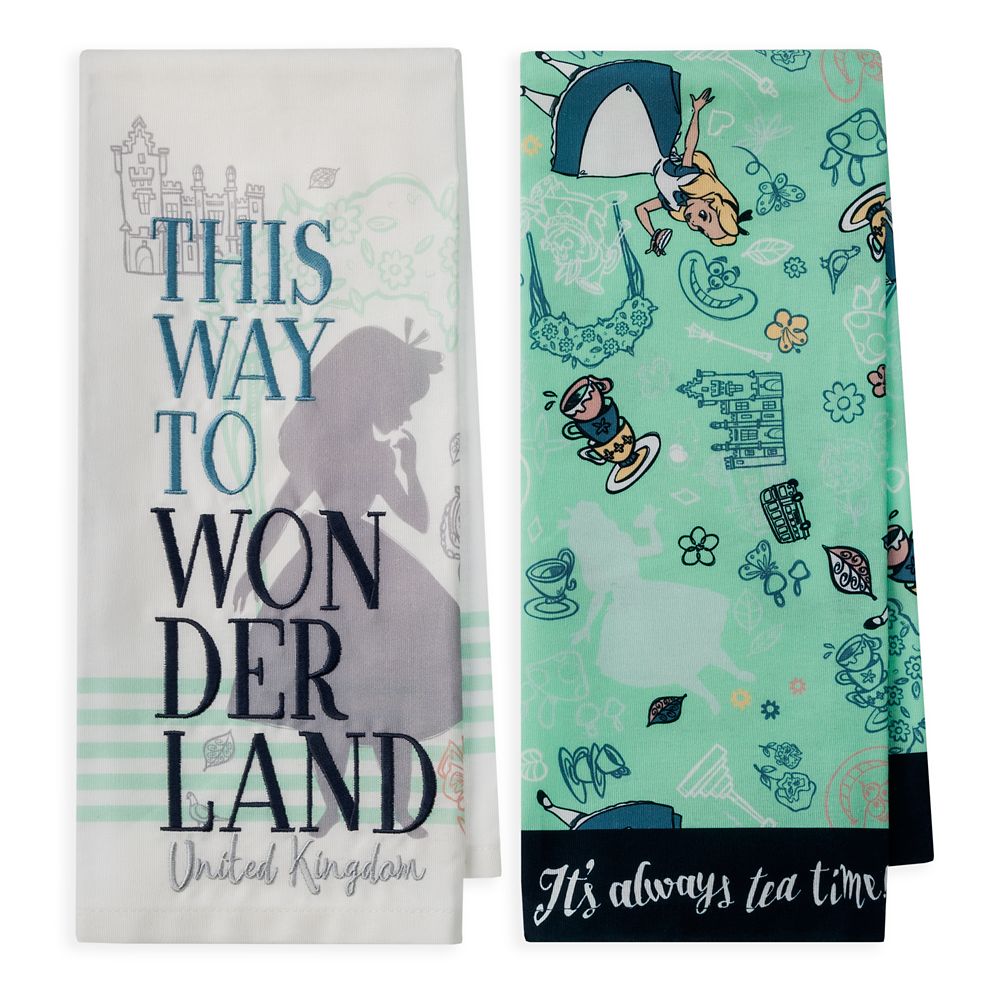 Alice in Wonderland Tea Towel Set Official shopDisney
