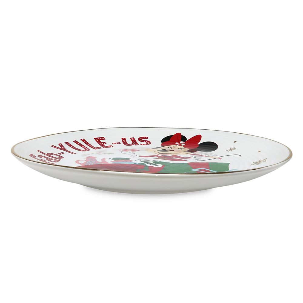 Minnie Mouse Holiday Dessert Plate