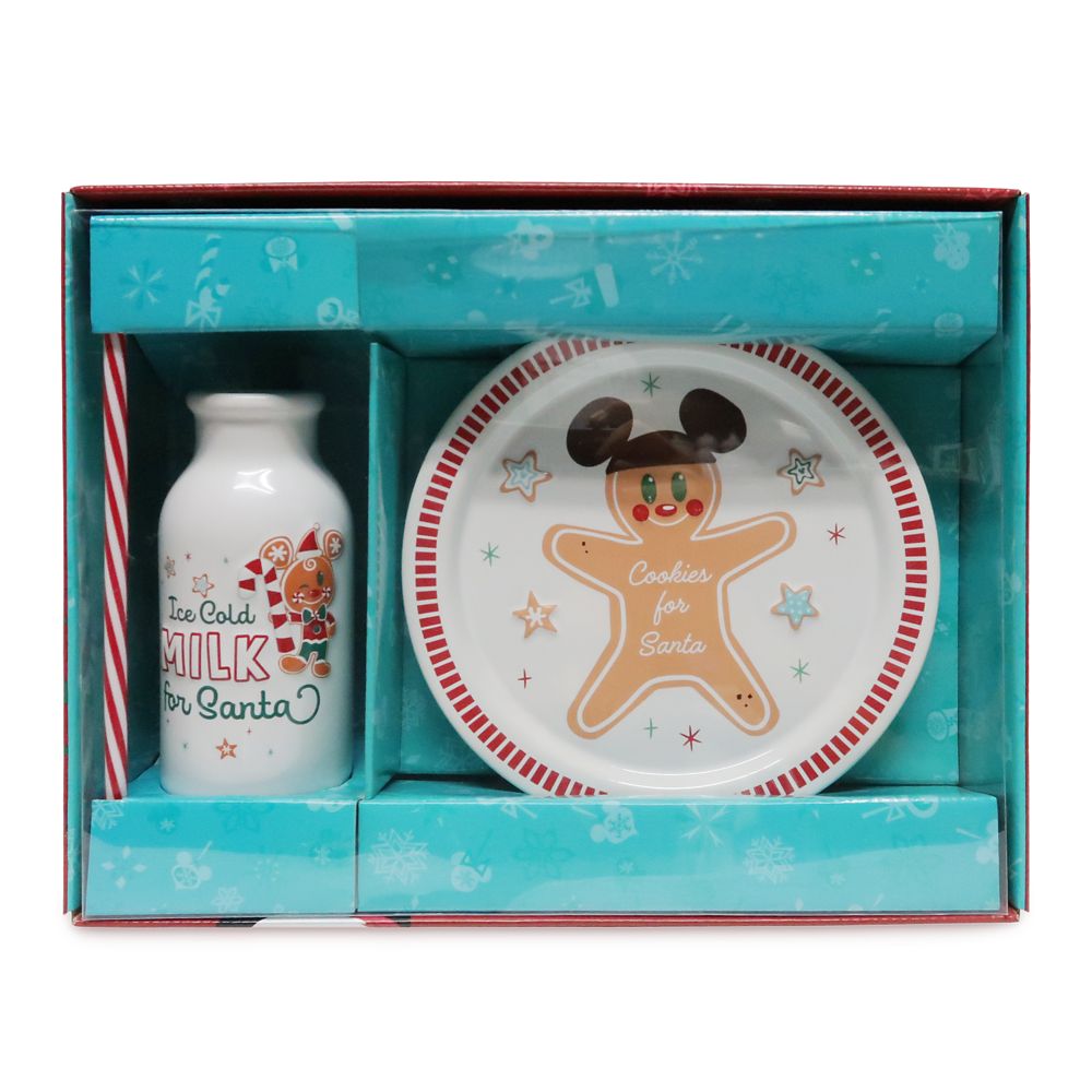 Mickey Mouse Milk and Cookies for Santa Set