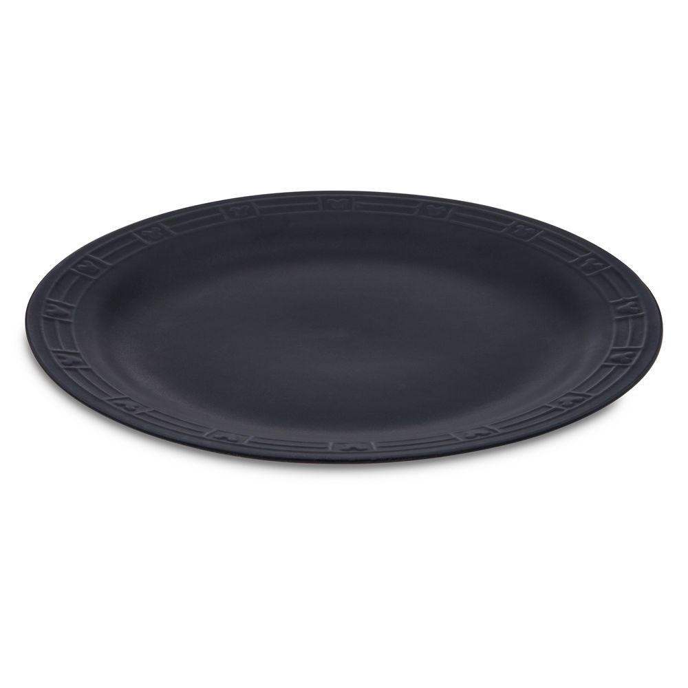Mickey Mouse Dinner Plate – Black – Disney Homestead Collection