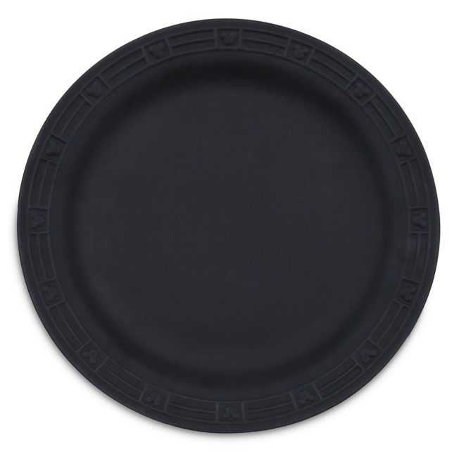 Mickey Mouse Dinner Plate – Black – Disney Homestead Collection