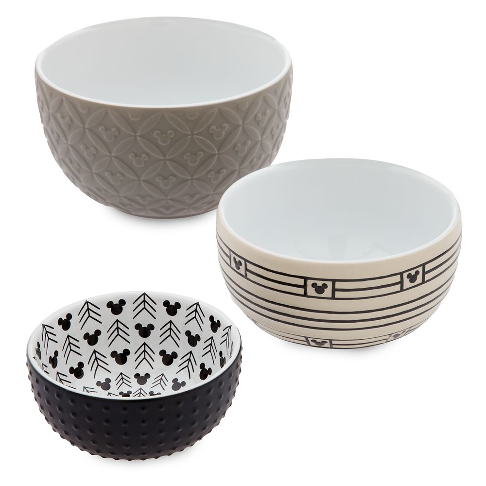 Mickey Mouse Nested Bowl Set Disney Homestead Collection