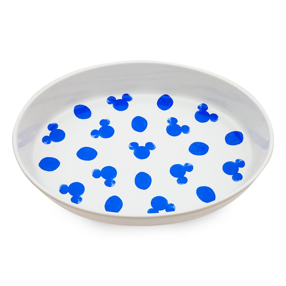 Mickey Mouse Blue Ceramic Tray