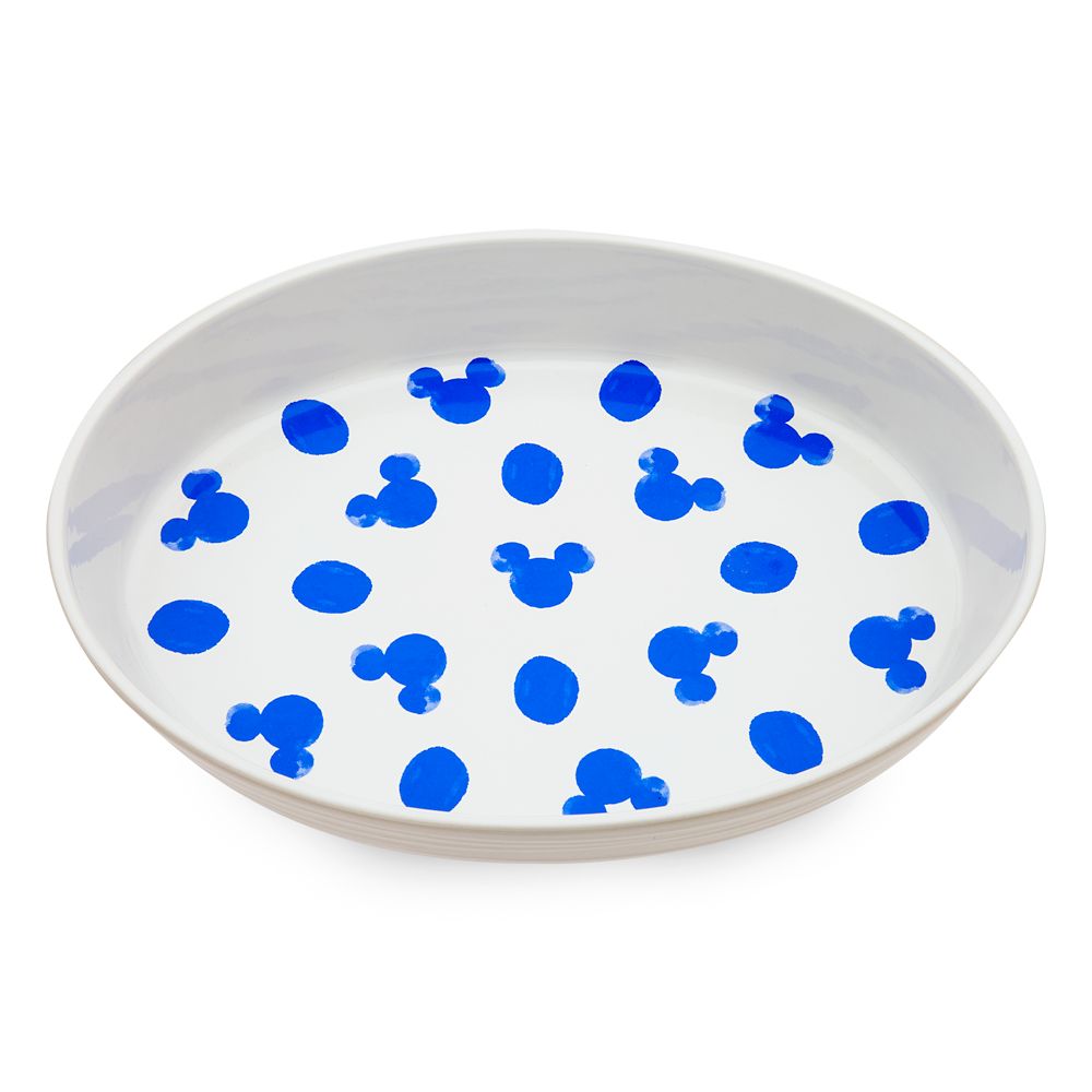 Mickey Mouse Blue Ceramic Tray