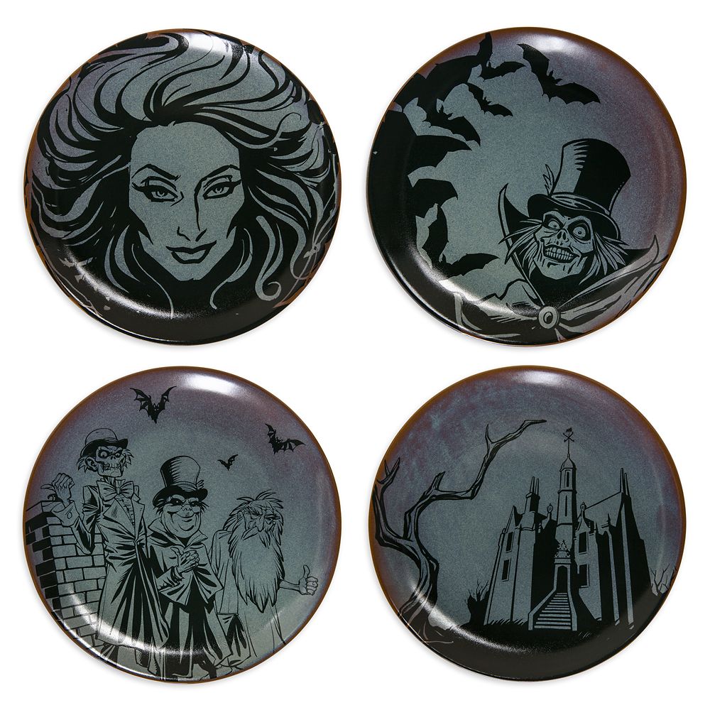 The Haunted Mansion Appetizer Plate Set available online for purchase