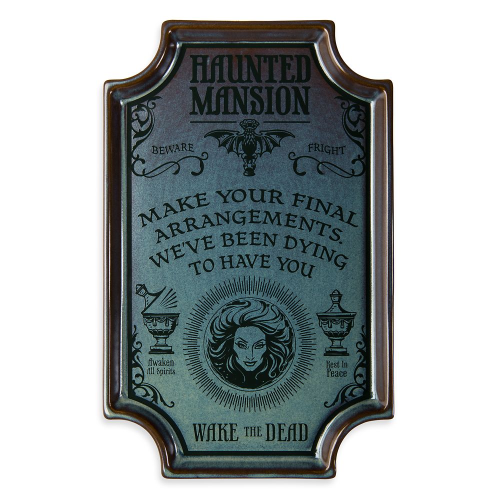 The Haunted Mansion Porcelain Tray now out for purchase