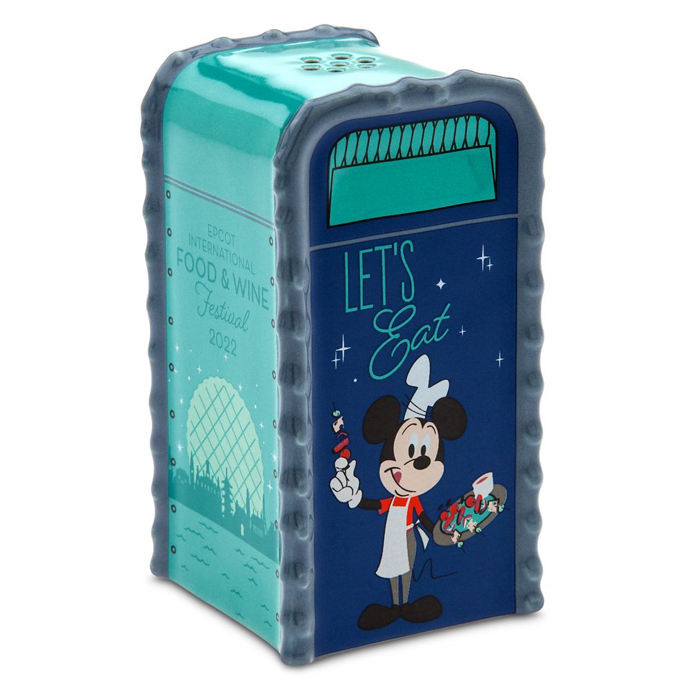 Mickey and Minnie Mouse Trash Can Salt or Pepper Shaker – EPCOT International Food & Wine Festival 2022 now out for purchase