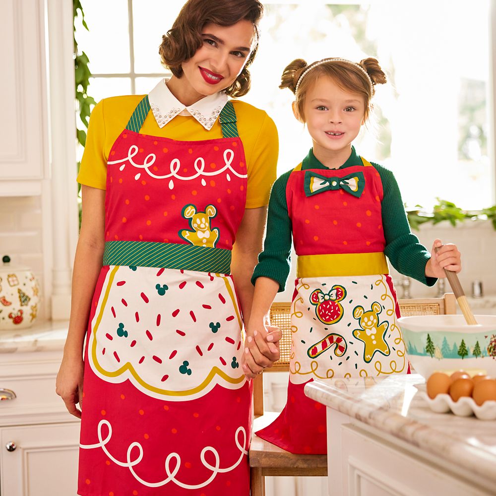 Mickey Mouse Christmas Apron for Adults