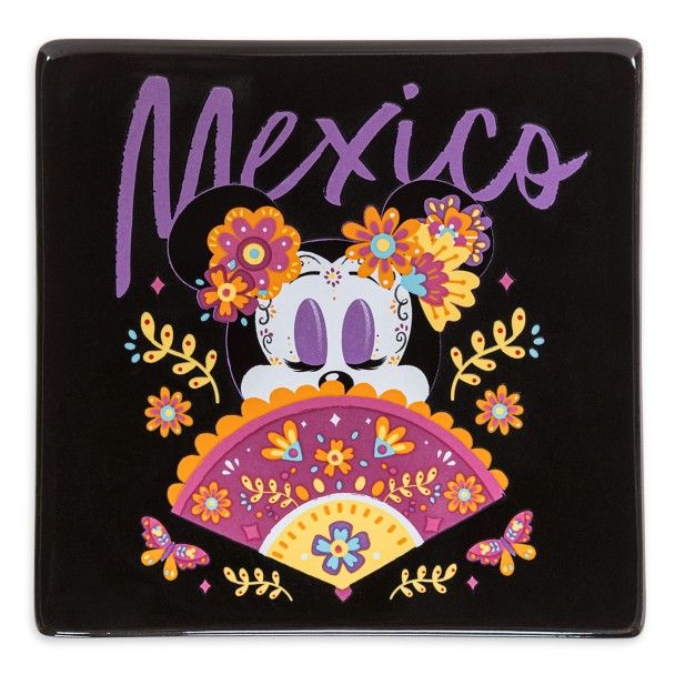Mickey and Minnie Mouse Ceramic Coaster Set – EPCOT Mexico Pavilion