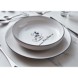 Mickey Mouse Black and White Pasta Plate