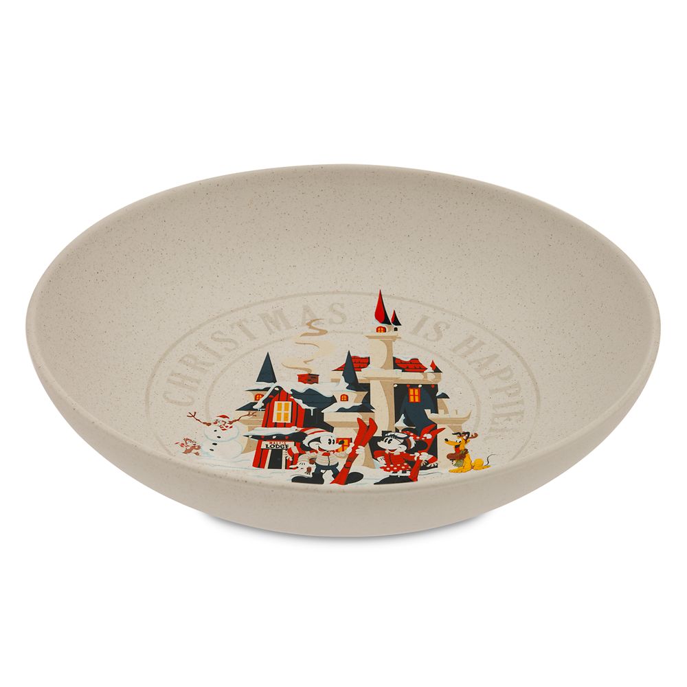 Mickey Mouse and Friends Holiday Serving Bowl