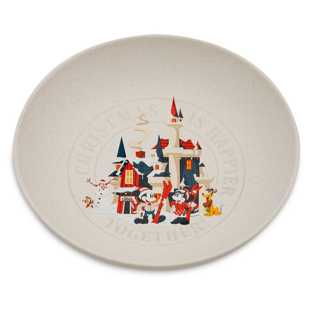 Mickey Mouse and Friends Holiday Serving Bowl